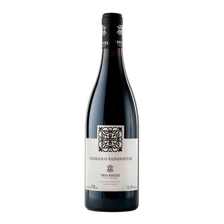 Vino Tinto Tres Raíces Nebbiolo Sangiovese 750 ml