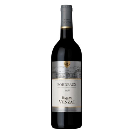 Vino Tinto Bordeaux Baron De Venzac Bichot 750 ml
