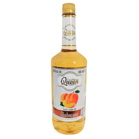 Licor Caribean Queen Chabacano lt