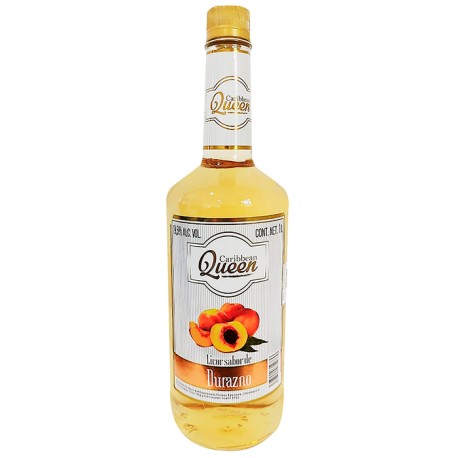 Licor Caribean Queen Durazno lt