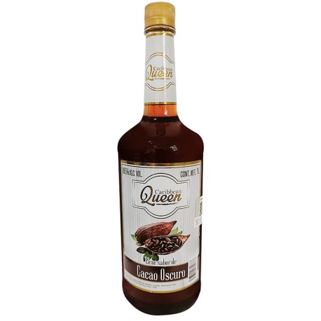 Licor Caribean Queen Cacao Oscuro lt