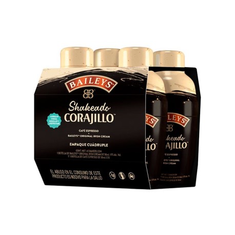 Licor Baileys Corajillo 4 Pack 100 ml