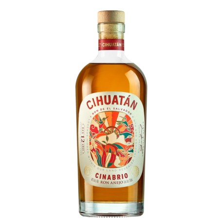 Ron Cihuatan Cinabrio Añejo 12 Años 700 ml
