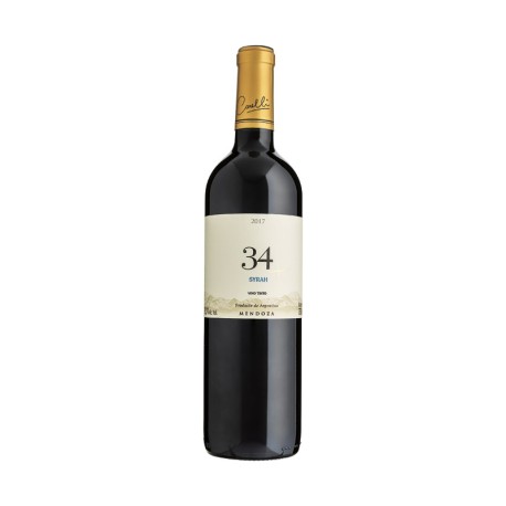 Vino Tinto 34 Syrah 750 ml