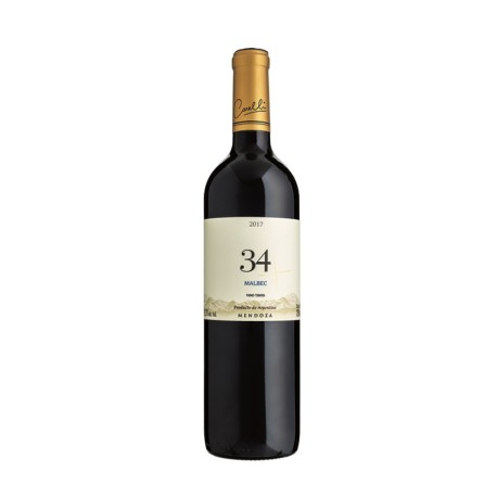 Vino Tinto 34 Malbec 750 ml
