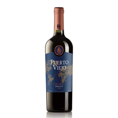 Vino Tinto Puerto Viejo Reserva Merlot 750 ml